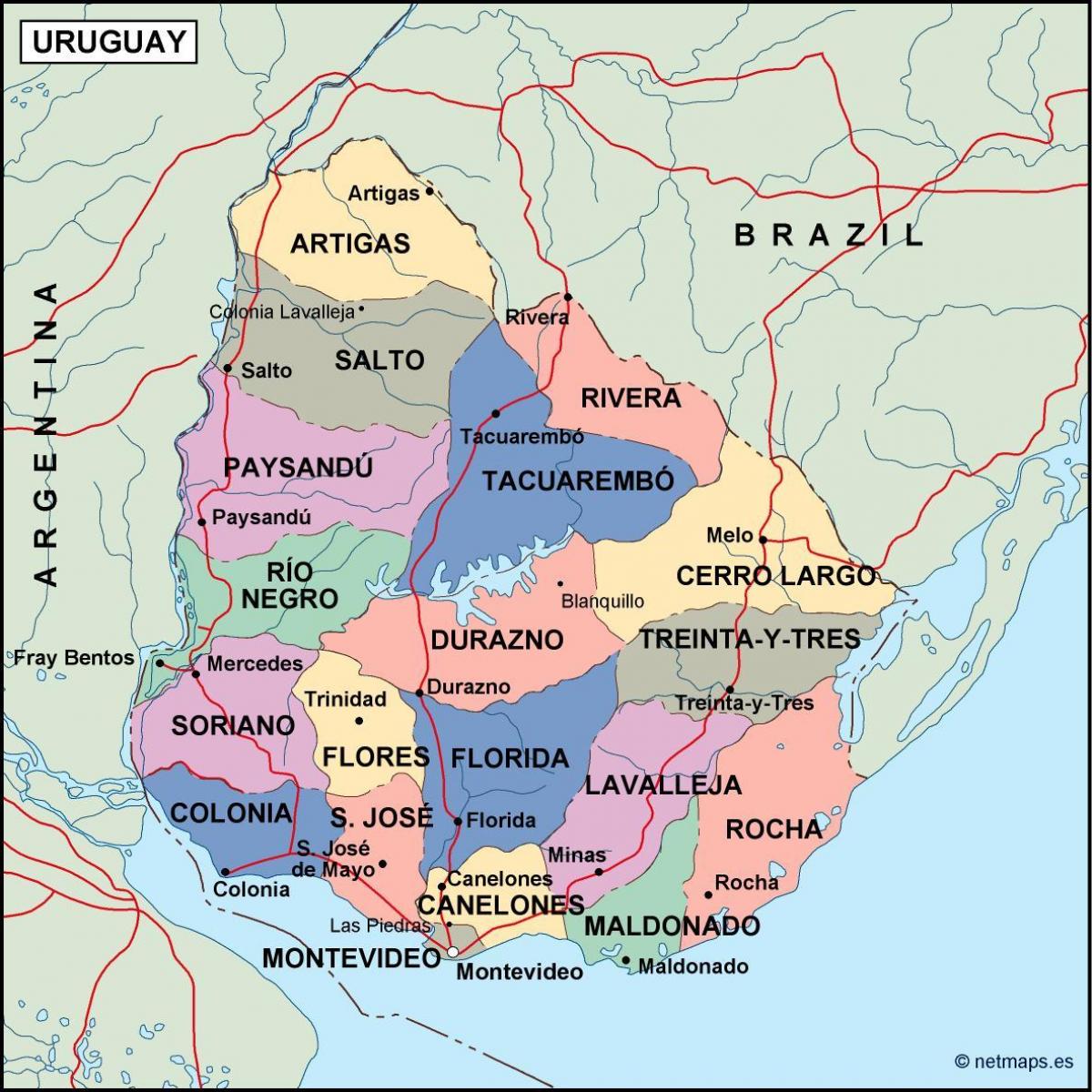 Карта Мальдонадо, Уругвай