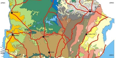 Карта Уругвая клімату 