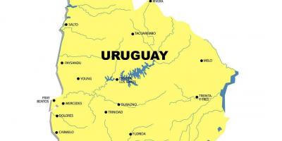 Карта ракі Уругвай 